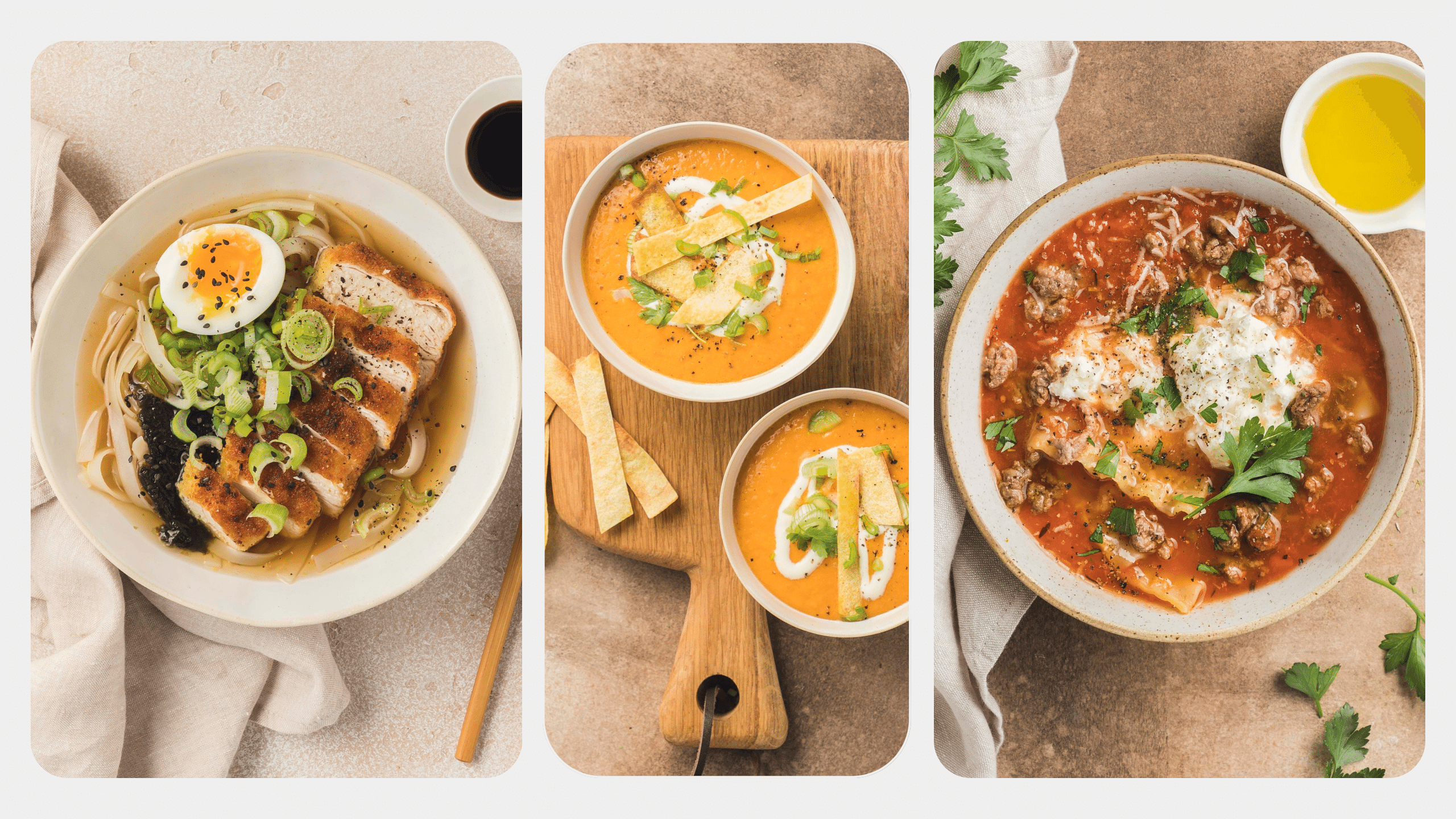 Warm up this winter with these cosy soups
