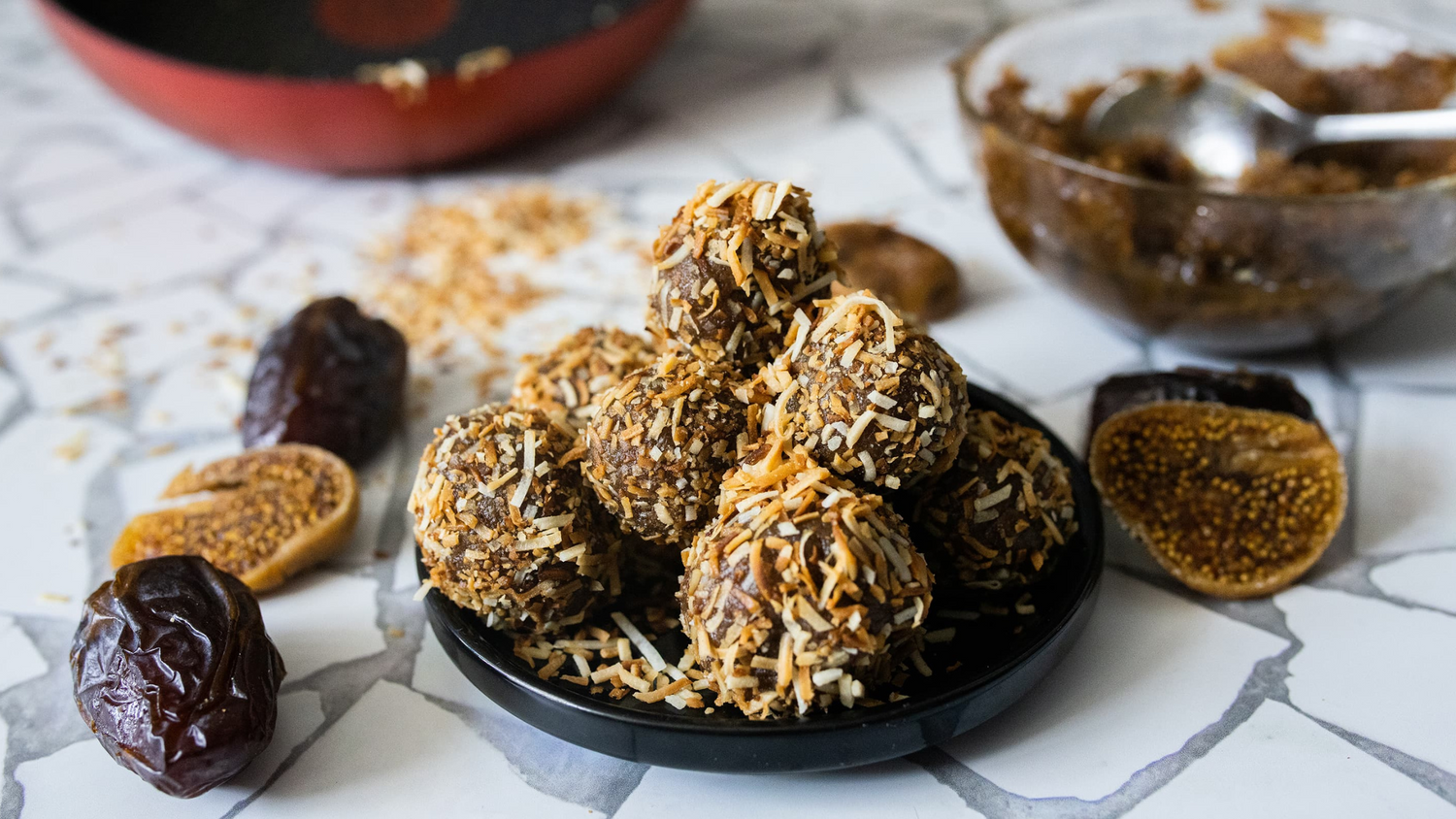 Fig, Date and Walnut Protein Balls