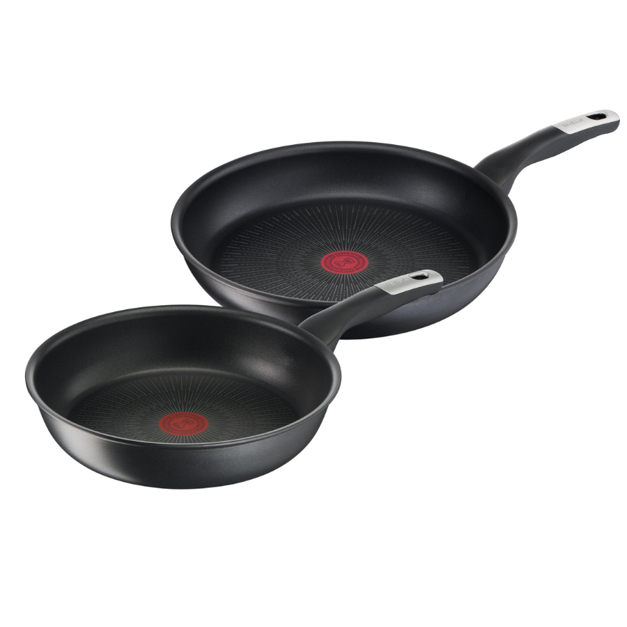 Tefal Unlimited Non-Stick Induction Twin Pack Frypan Set 26/30cm