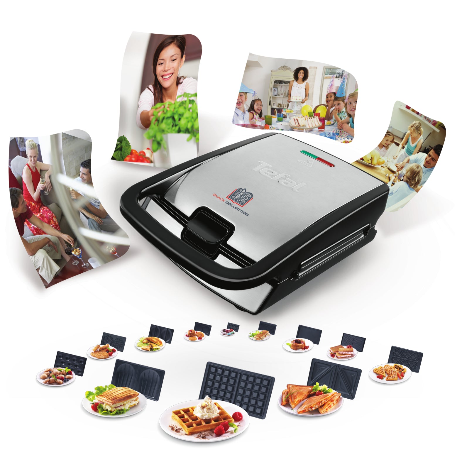Tefal Snack Collection SW852 Sandwich and Waffle Maker