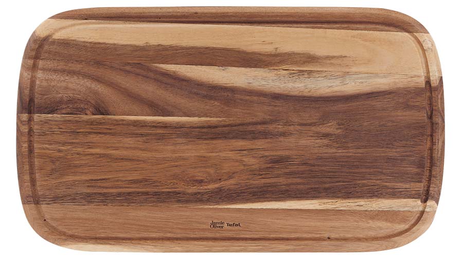 Jamie Oliver by Tefal Wooden Acacia Board - Large (49 x 28 x 2.5cm)