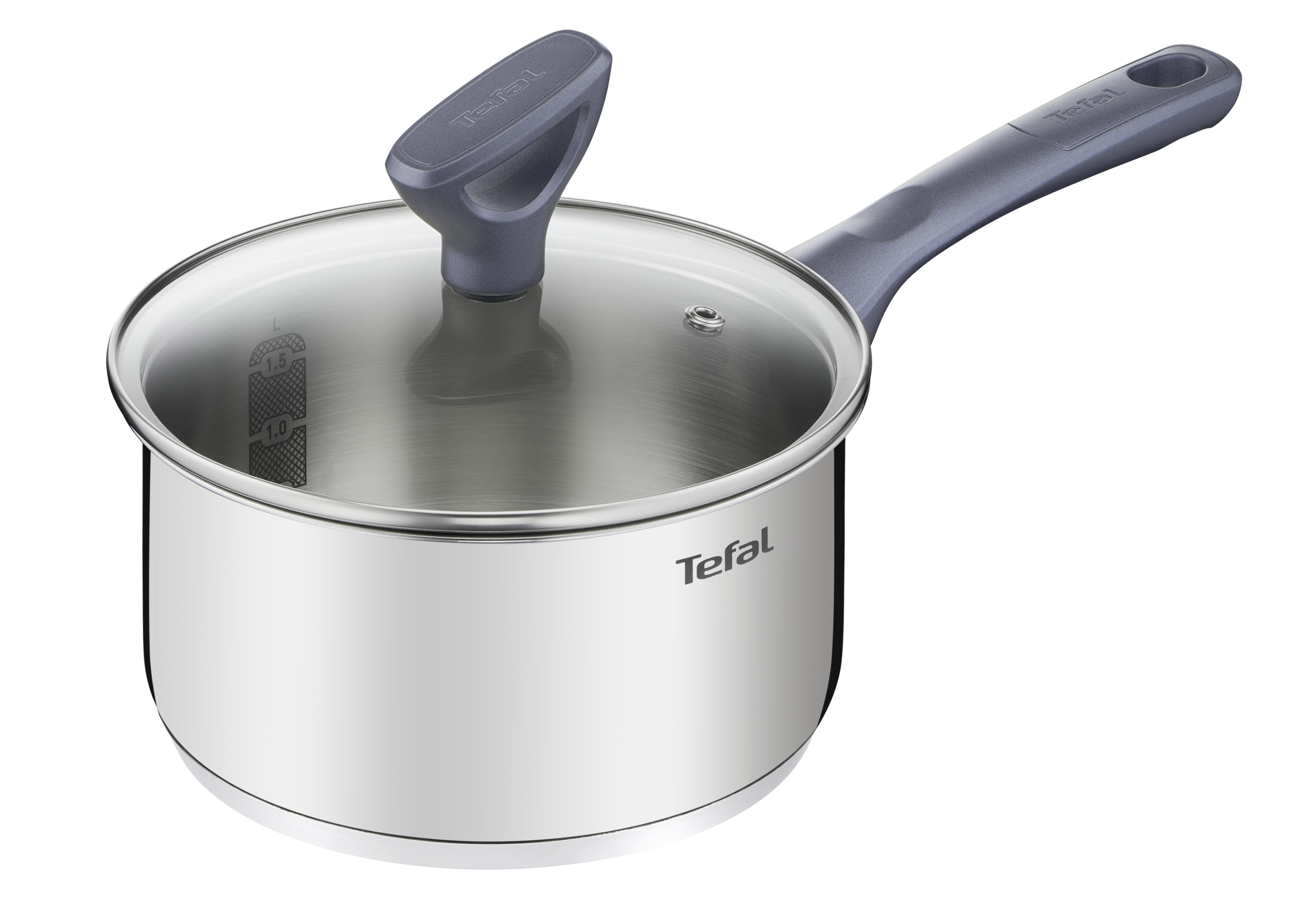 Tefal Daily Cook Stainless Steel Induction Saucepan 18cm/2.1L + Lid