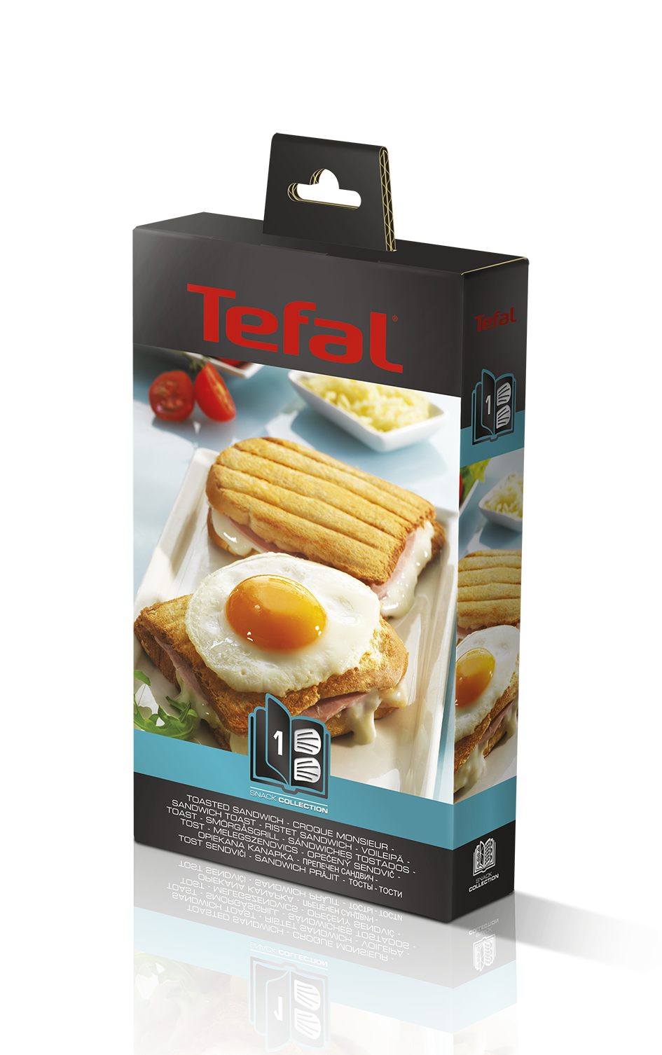 Tefal Snack Collection Accessory Plates - Croque Monsieur/Toasted Sandwich XA8001
