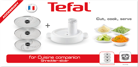 Tefal i-Companion XL Accessory - Shredder Slicer Attachment - XF3851